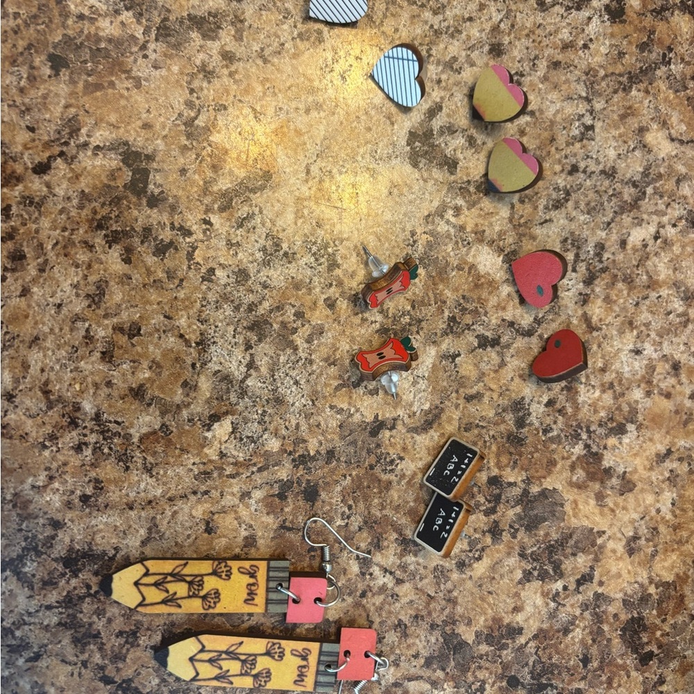 Teacher/Back to School earrings